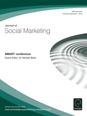 cover image of Journal of Social Marketing, Volume 5, Number 4